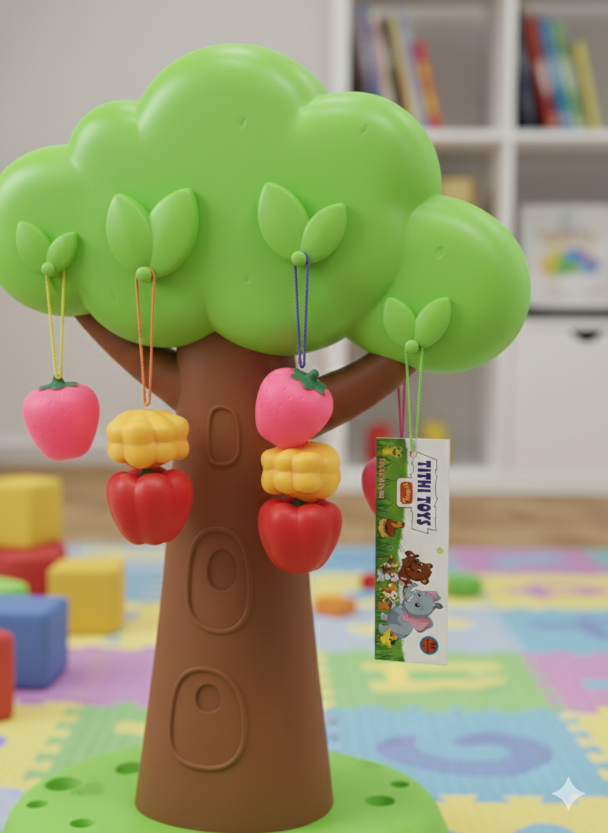 Chu Chu Baby Toy Soft Squeaky Fruit Set