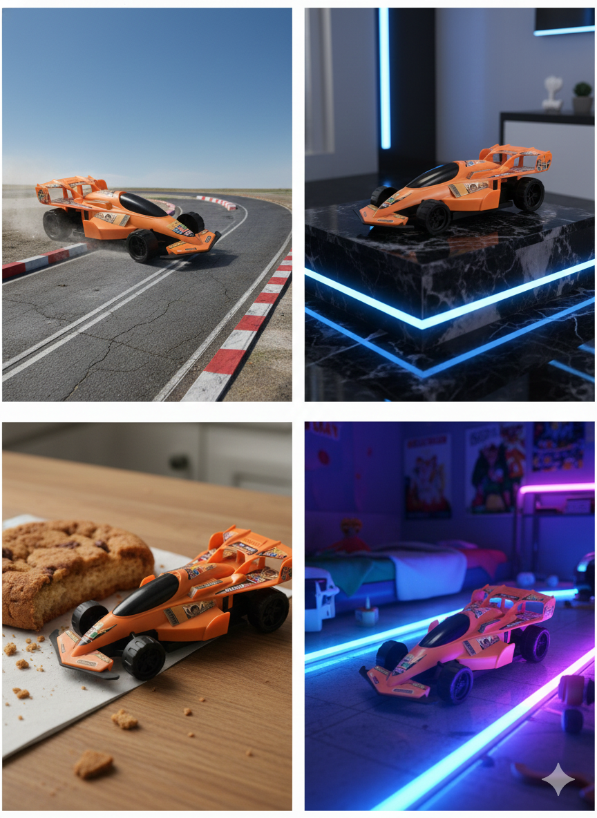 Durable Plastic Sports Car Toy for Boys & Girls, No Battery Required Toy Vehicle