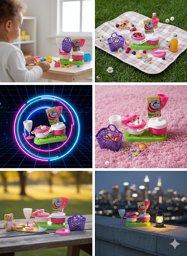 Kids Grocery Shopping & Kitchen Play Set with Accessories