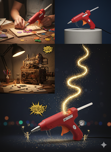 Fast Heating Craft Glue Gun with Trigger