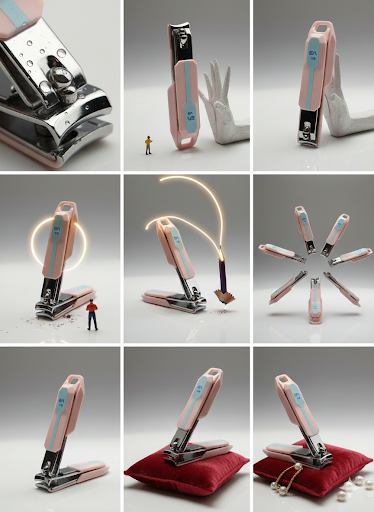 ail Clipper for Men & Women – Stainless Steel Nail Cutter with Anti-Slip Grip, Sharp Precision Blades