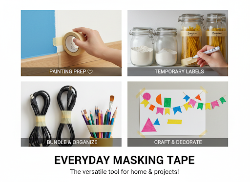 Everyday Masking Tape for Painting, Crafts & DIY (double side)