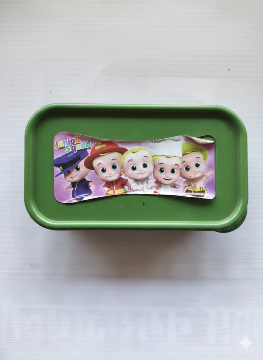 Kids Lunch Box for School | Plastic Food Container with Lid