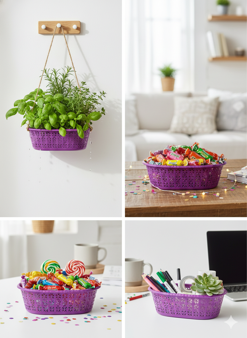 Plastic Organizer for Kitchen, Bathroom & Home