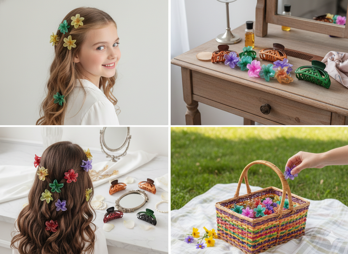 Strong Hold Non-Slip Hair Accessories for Daily Wear, Party, Beach, Travel Styling