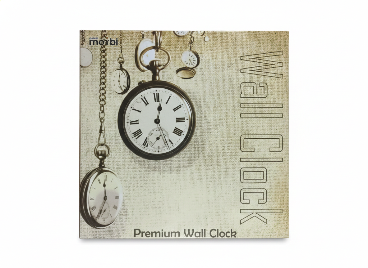 Nautical Ship Wheel Anchor Wall Clock with Wood Finish | Silent Quartz Movement