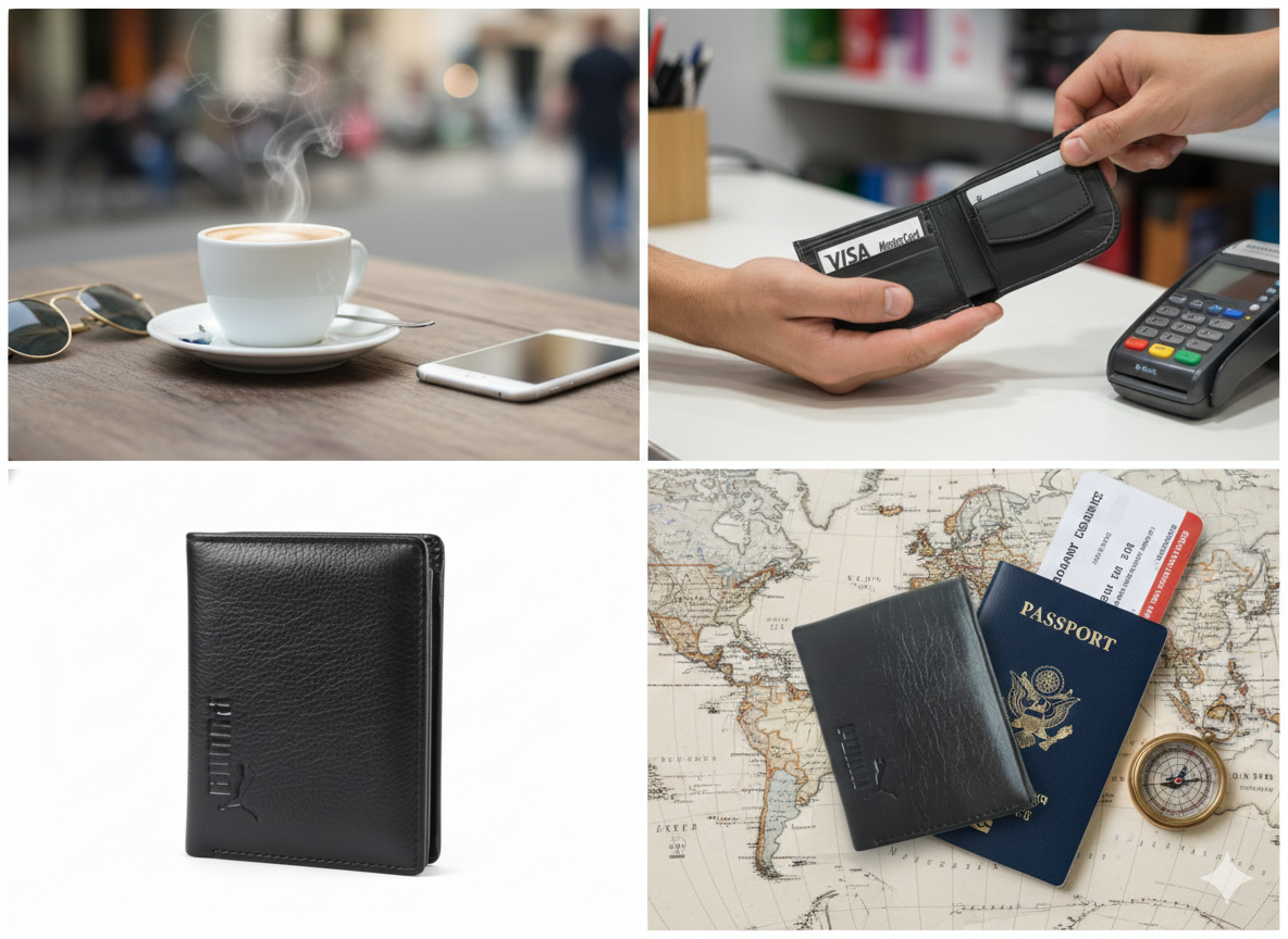 Multiple Card Slots & Large Cash Compartment | Slim Stylish Wallet for Men | Premium Durable Wallet