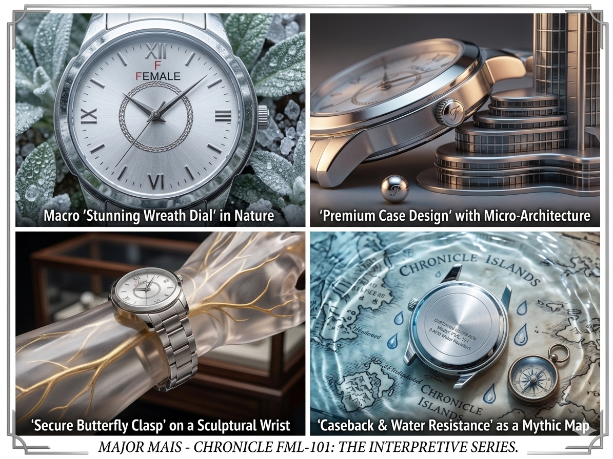 Women’s Analog Watch with Silver Sunburst Dial | 316L Stainless Steel Strap | Japanese Quartz Movement