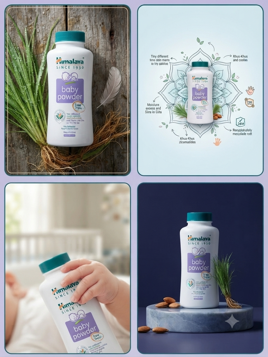 Himalaya Baby Powder (200g/400g) - Refreshing & Cooling Khus-Khus Infusion for Delicate Skin