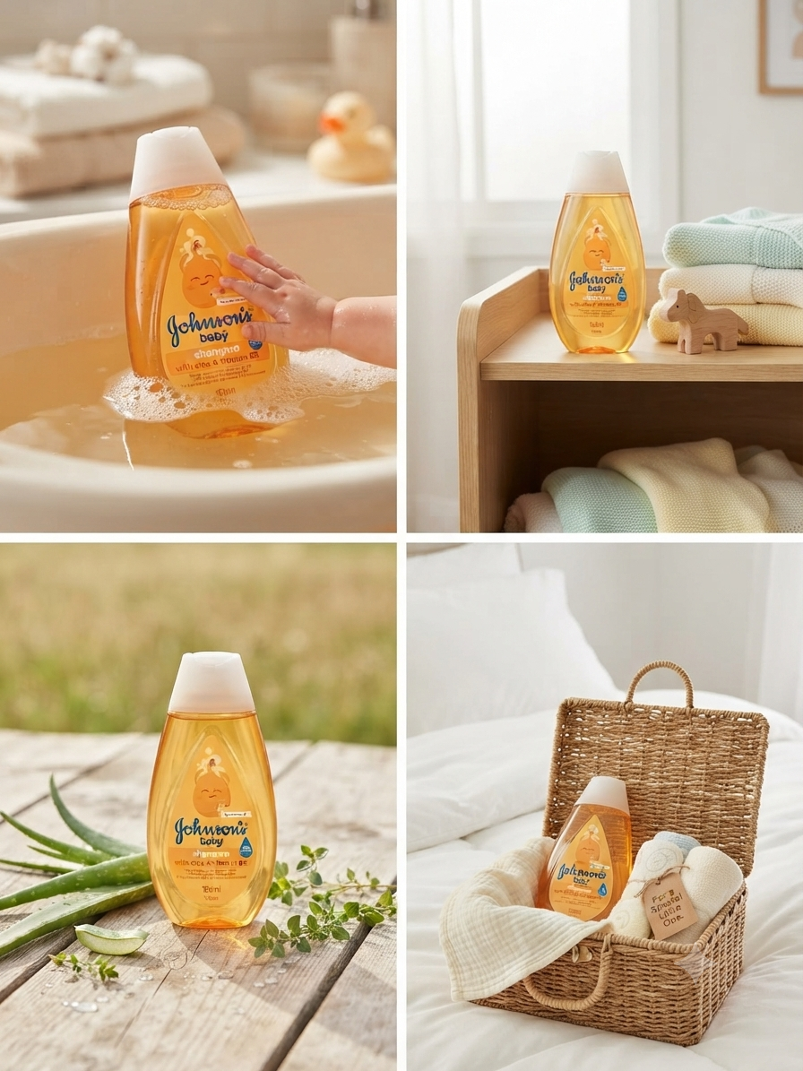 Johnson's Baby Shampoo | No More Tears Formula | Gentle Baby Hair Cleanser | Mild Daily Shampoo for Newborns, Babies & Kids | Dermatologist Tested