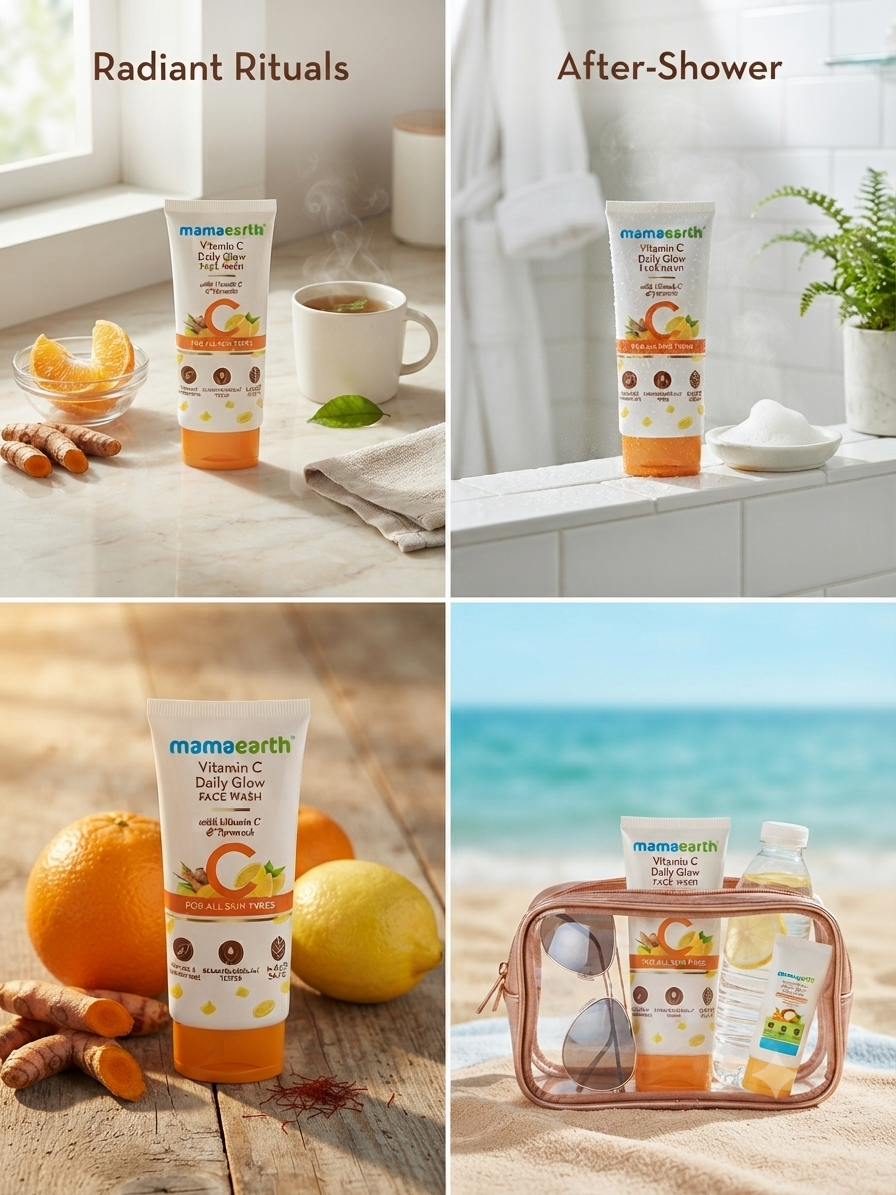 Mamaearth Vitamin C Daily Glow Face Wash with Vitamin C & Turmeric, 100 ml