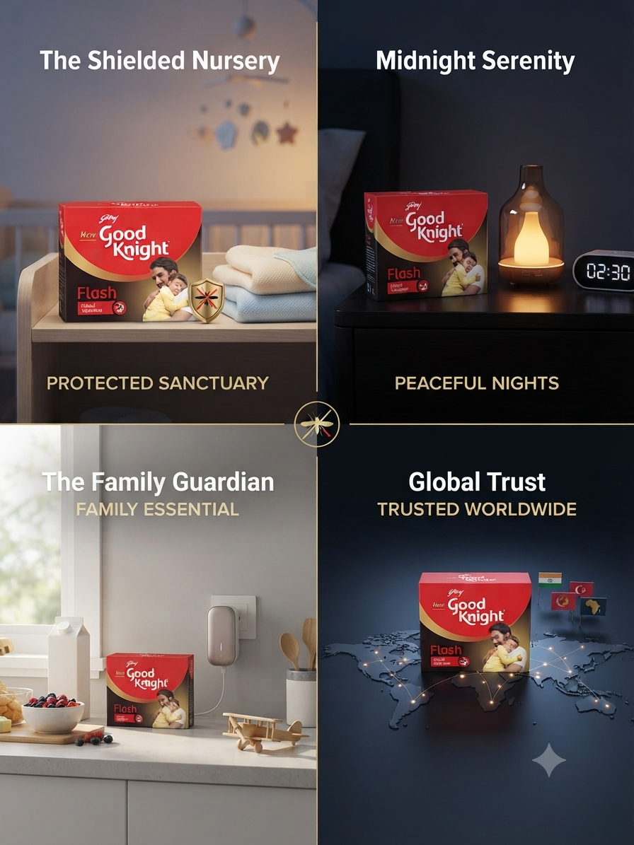 Godrej Good Knight Flash Liquid Vaporiser Refill, Fast-Acting Mosquito Repellent, Long-Lasting Indoor Protection, Easy Plug-In Refill for Good Knight Flash Range
