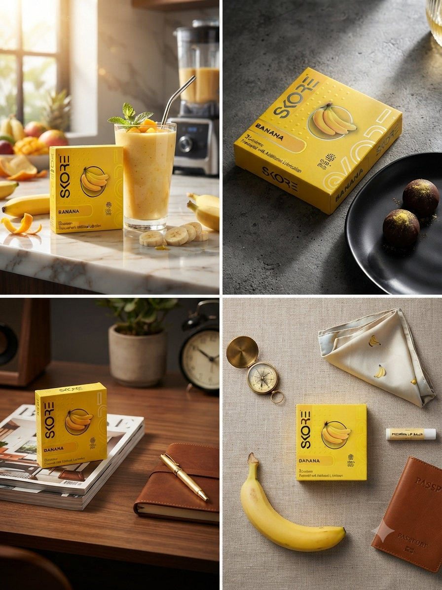 SKORE Not Out 3N Condoms, 3 Count | Climax Delay Condoms with Additional Lubrication | 1500+ Raised Dots for Stimulation | Natural Rubber Latex | ISO 4074 Compliant