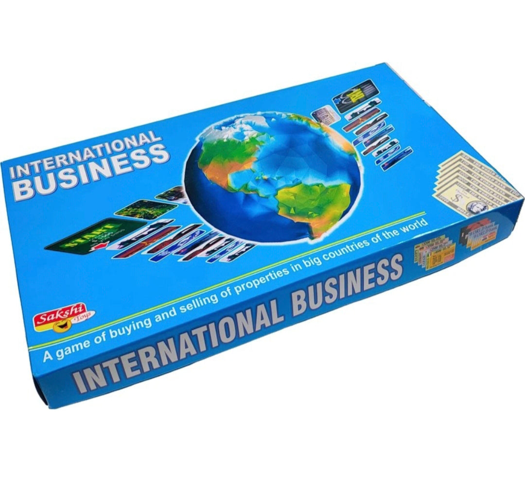 International Business Board Game for Kids & Family, Property Trading Game with Money