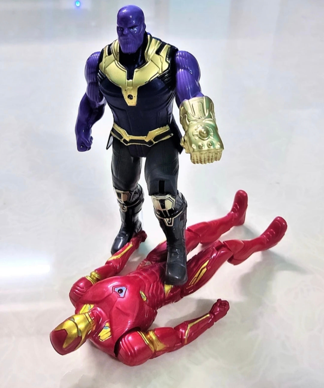 Superhero Action Figure Set for Kids, 2-Piece Hero & Villain Toy Figures, Movable Joint Action Figures for Boys & Girls, Durable Collectible Toys (3+ Years)