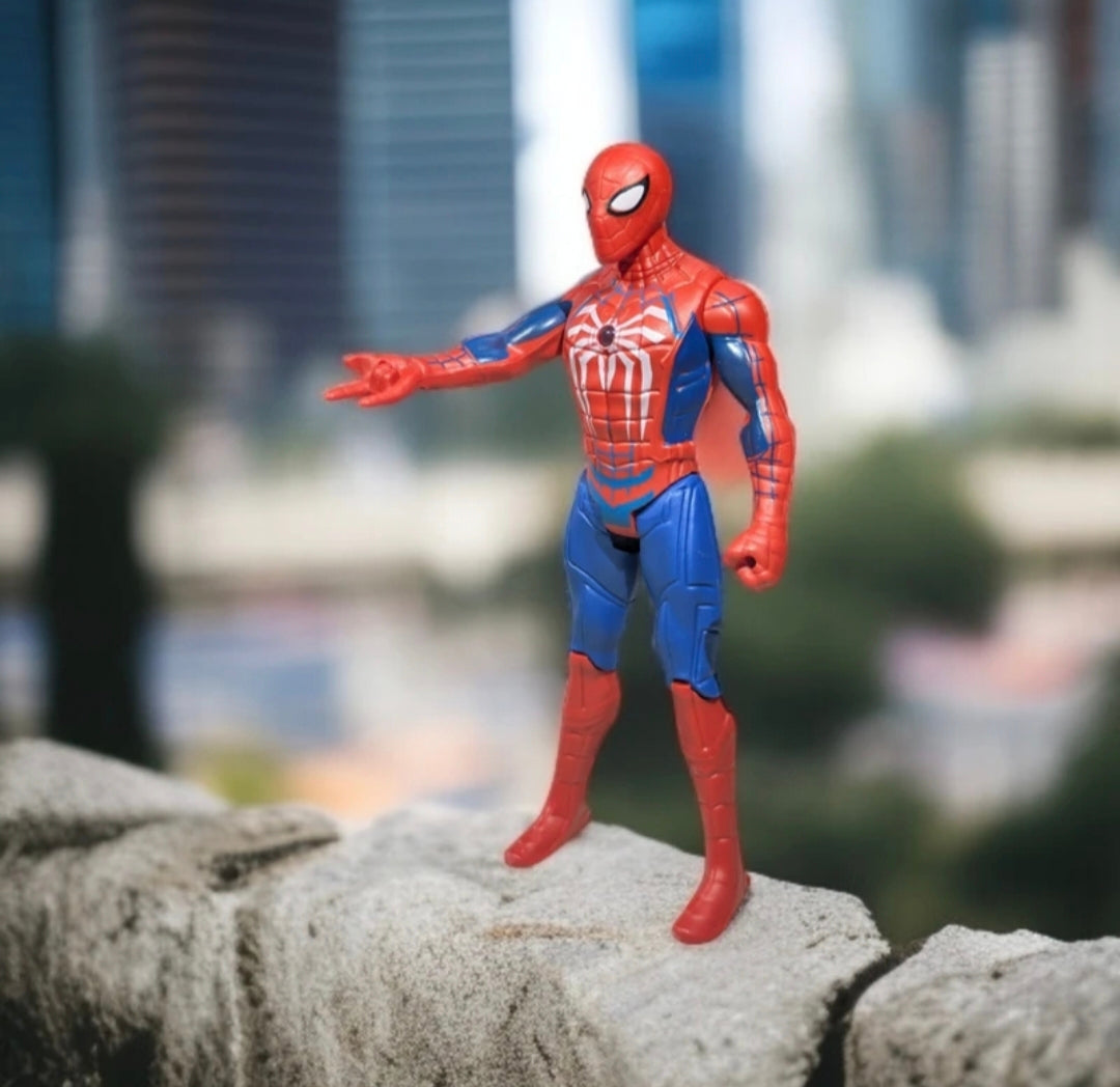 Superhero Action Figure Toy for Kids, Spider-Man Style Hero Figure with Movable Joints, Large Collectible Action Toy for Boys & Girls (3+ Years)