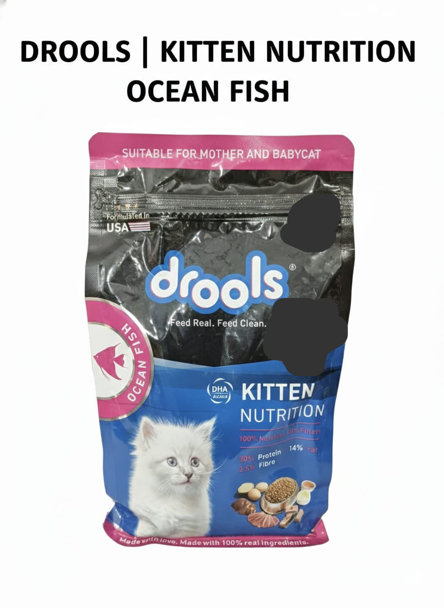 Drools Kitten Nutrition Ocean Fish Dry Cat Food (1. kg)
