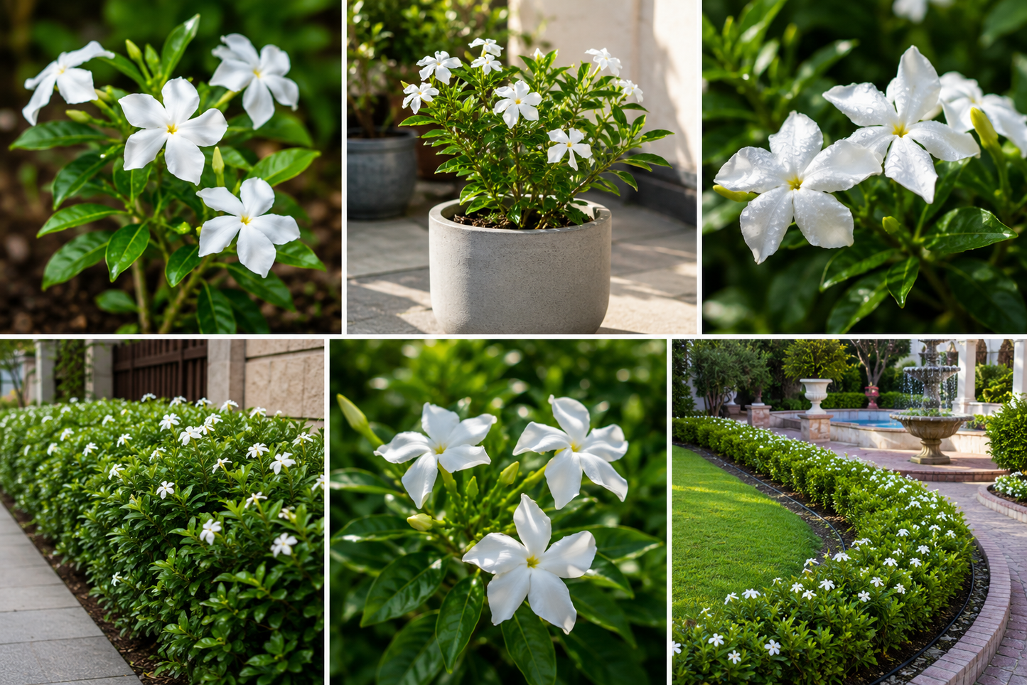 White Pinwheel Plant Live Plant | Tabernaemontana Divaricata Flowering Shrub | Fragrant White Flower Outdoor & Indoor Plant for Garden Decoration