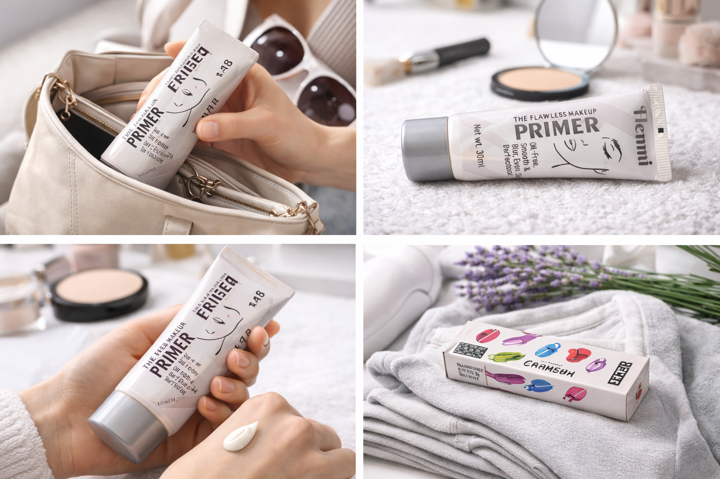 Fhermi Flawless Makeup Primer 30ml | Oil-Free Face Primer for Smooth Skin