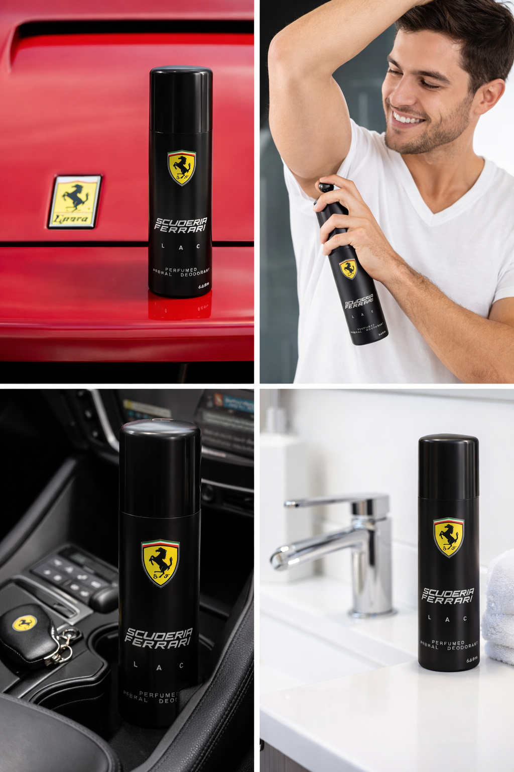 Scuderia Ferrari Deodorant Body Spray for Men | Long-Lasting Perfumed Deodorant