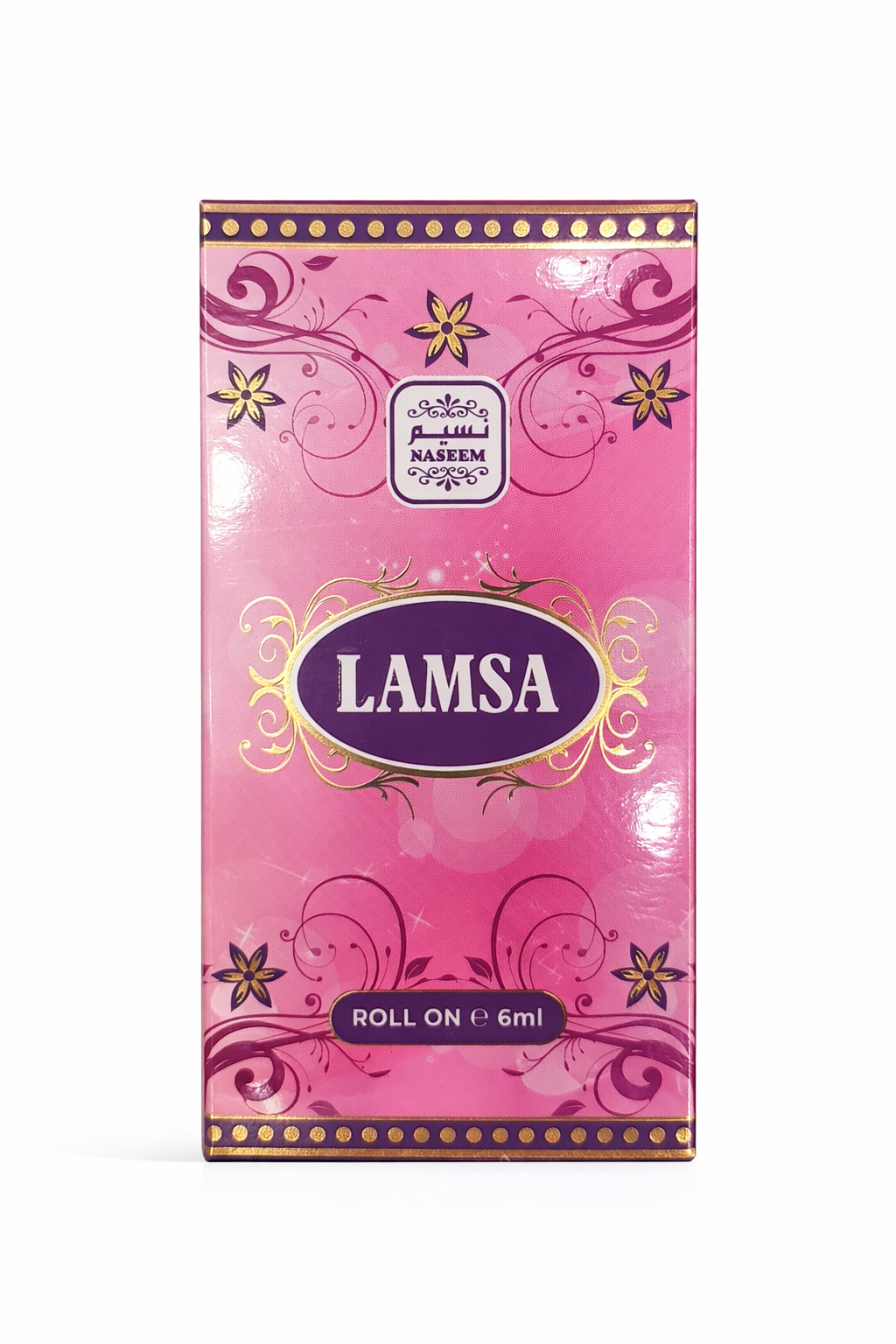 Naseem Lamsa Attar Roll On Perfume Oil 6ml – Alcohol-Free Long Lasting Sweet Floral & Fruity Fragrance for Women