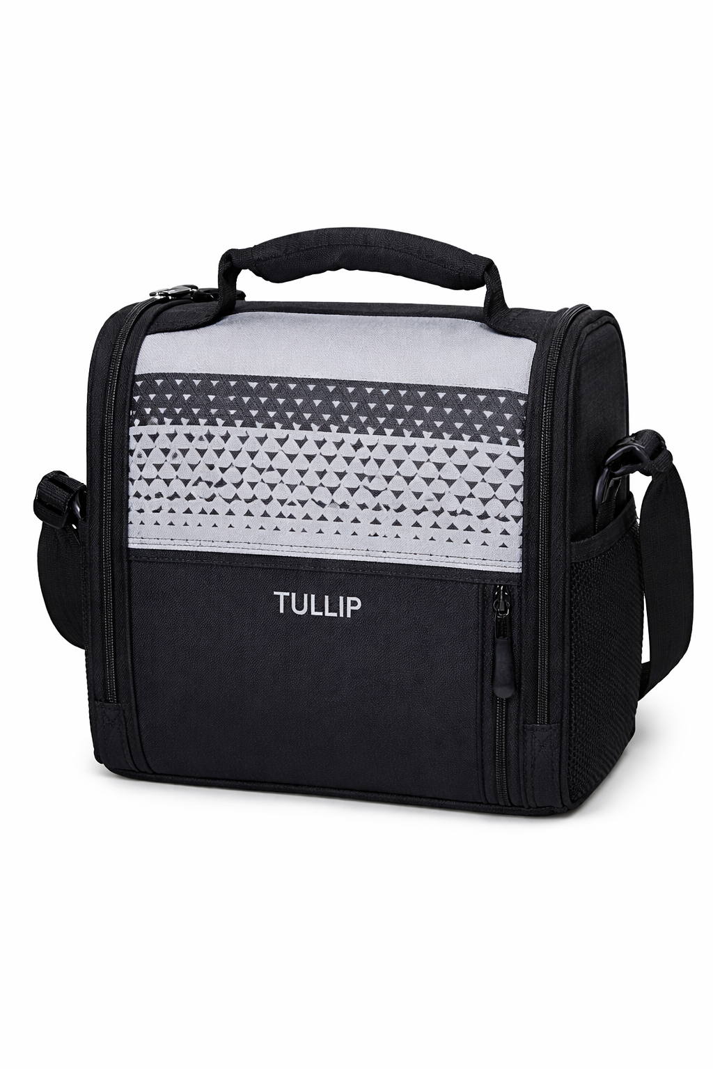 Insulated Lunch Bag with Containers & Bottle Holder | Leakproof Lunch Box Set with Stainless Steel Containers
