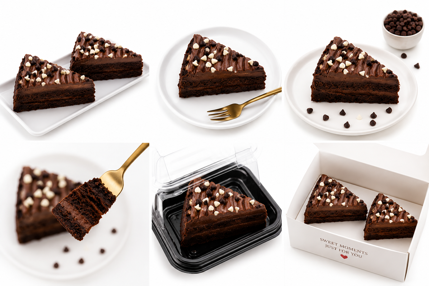 Chocolate Truffle Pastry Slice Buy 1 Get 1 Free | Rich Chocolate Cake Slice | Double Chocolate Pastry | Chocolate Ganache Cake | Bakery Dessert | Eggless Chocolate Cake Slice