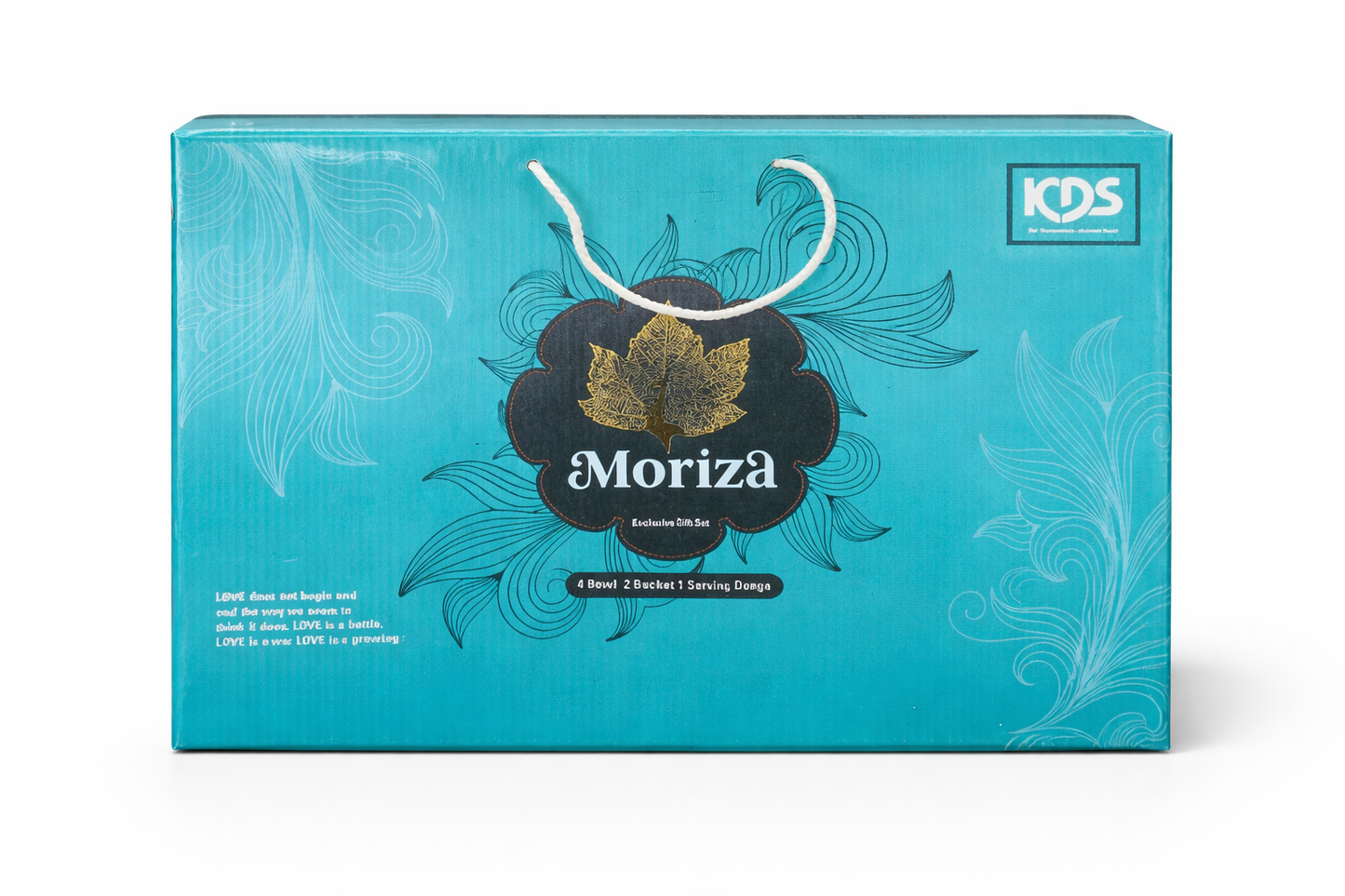 10-Piece Melamine Serving Bowl Set with Donga & Lids | 4 Bowls + 2 Donga + 2 Lids + Serving Spoon Set