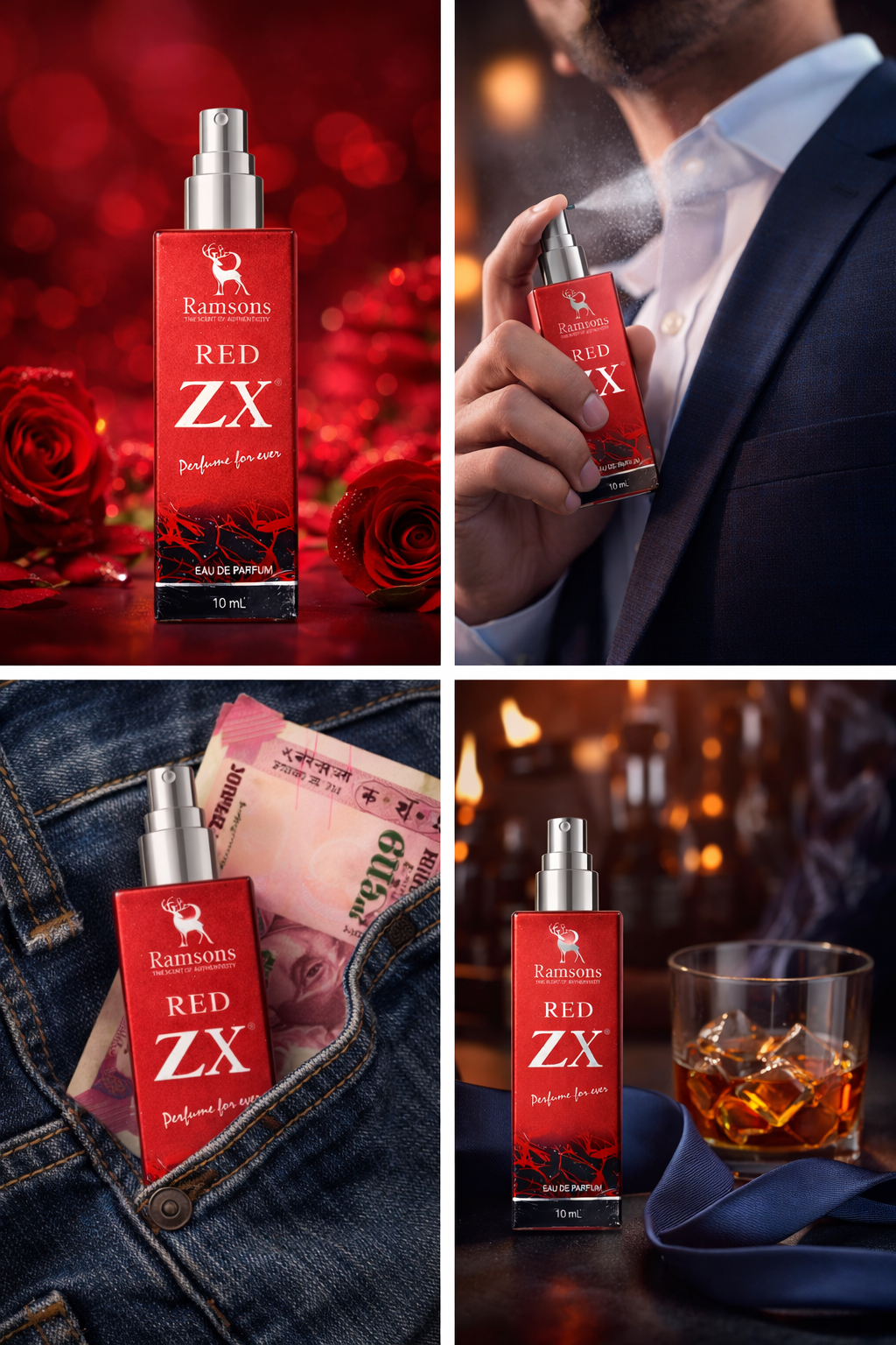 Ramsons Red ZX Eau De Parfum 10ml | Long-Lasting Perfume for Men