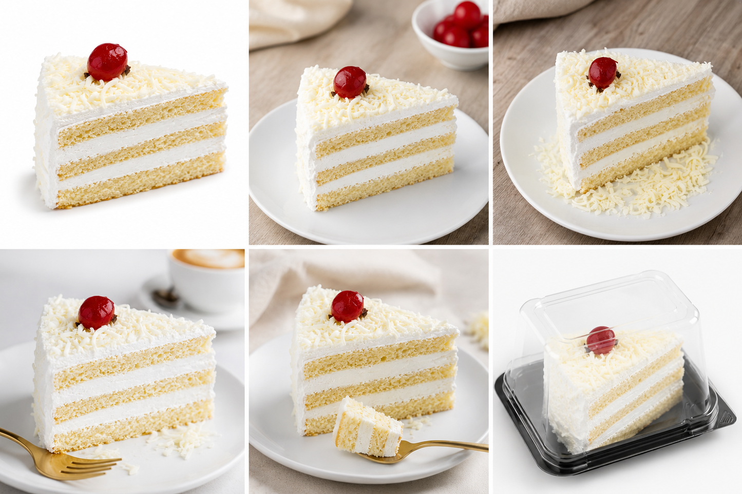 Premium Pineapple Pastry Cake Slice | Fresh Cream Pineapple Pastry | Soft Sponge Pineapple Cake | Bakery Dessert | Birthday Party Pastry | Eggless Cake Option