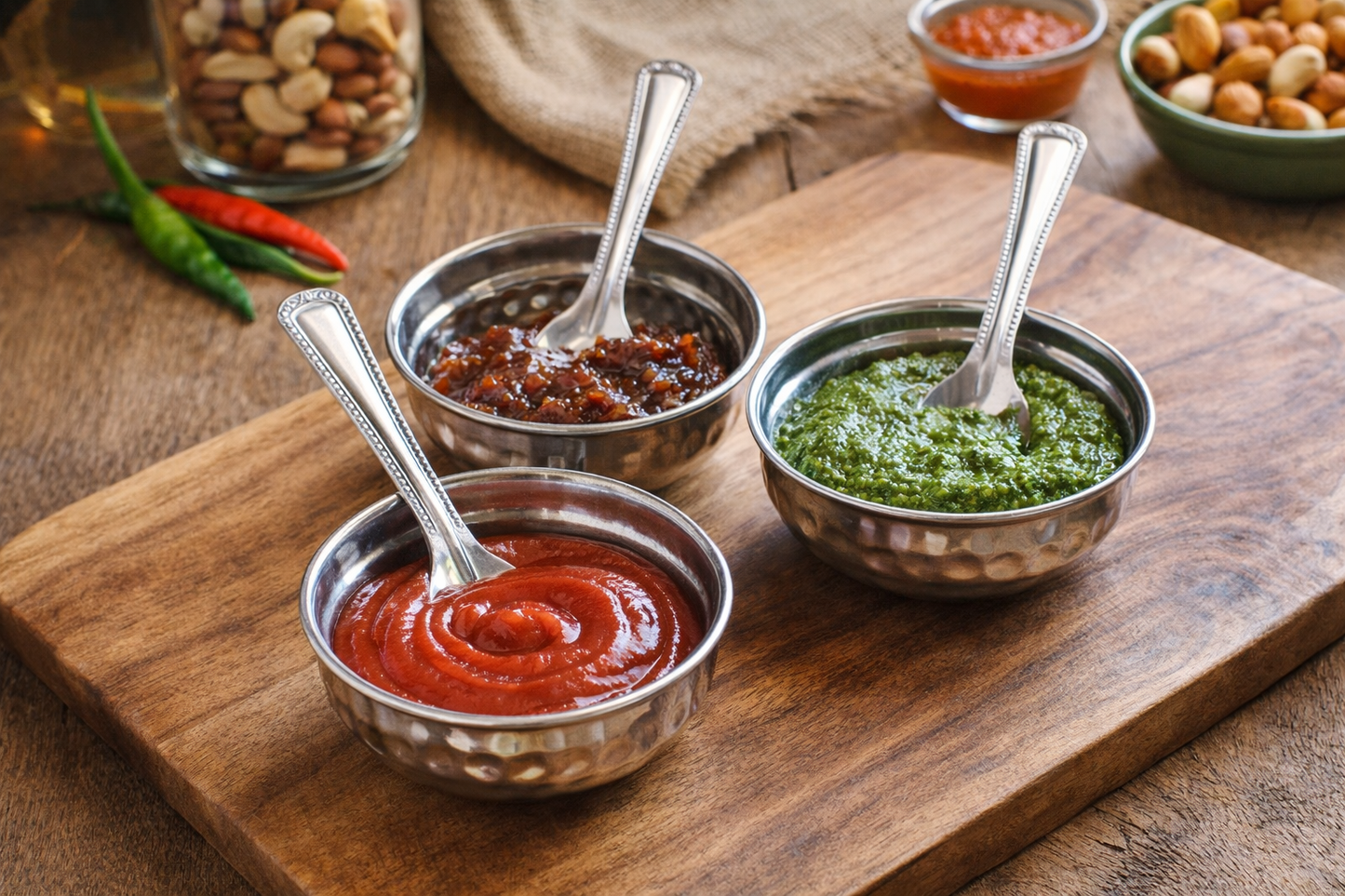 Stainless Steel Bowl & Spoon Set (3 Bowls + 3 Spoons) | Food Grade, Rust-Resistant, Durable & Lightweight