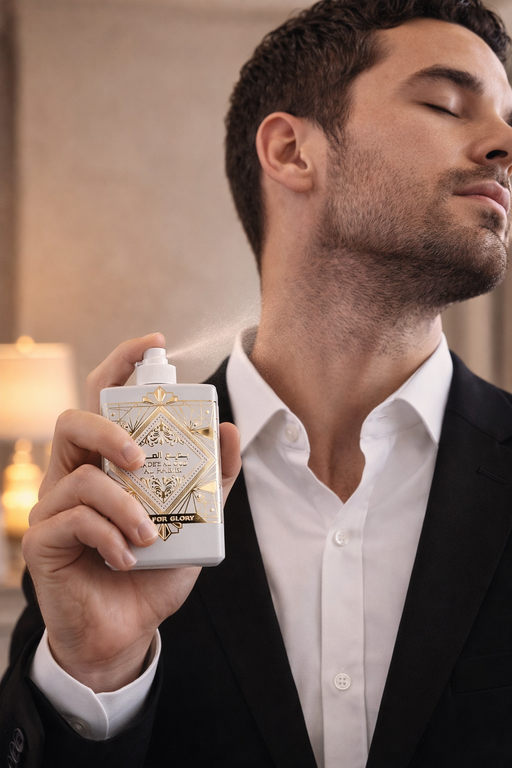 Badee Al Oud Al Habibi Eau De Parfum 65ml ā Premium Oud Perfume | Long Lasting Arabic Fragrance | Luxury White Bottle Perfume for Men & Women