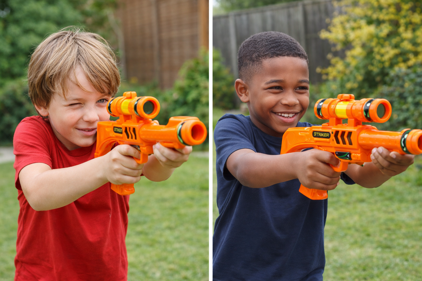 Kids Toy Gun with Scope ā Plastic Projectile Blaster Toy for Boys & Girls