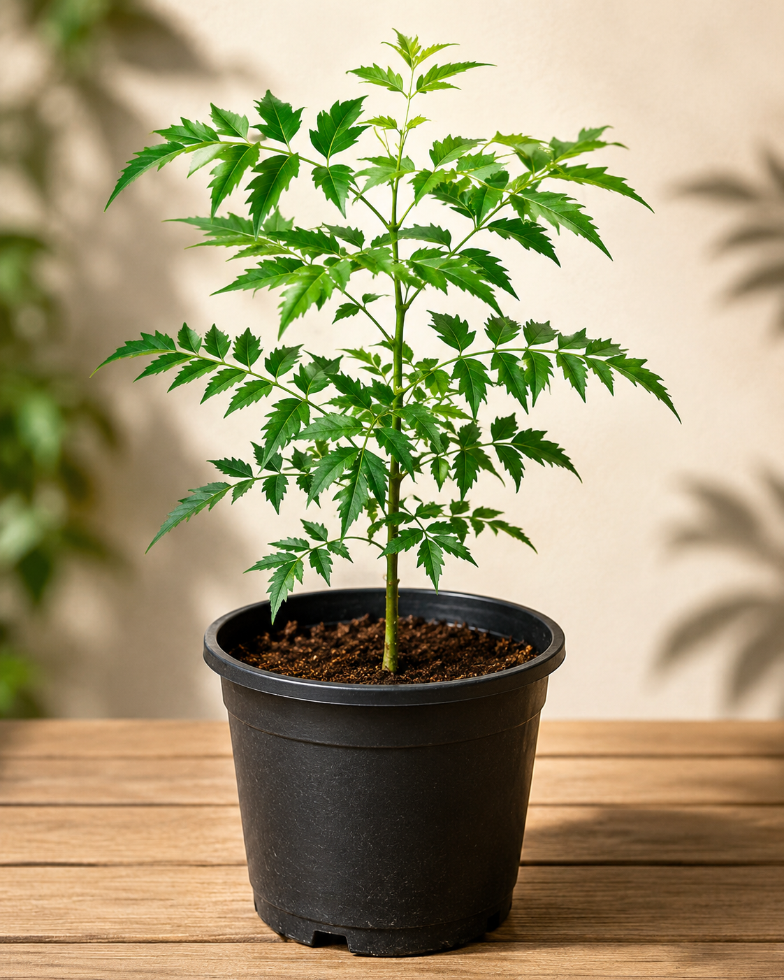 Neem Plant Live Sapling (Azadirachta indica) | Medicinal & Air Purifying Plant | Natural Pest Repellent Tree | Healthy Outdoor Garden Plant in Nursery Pot