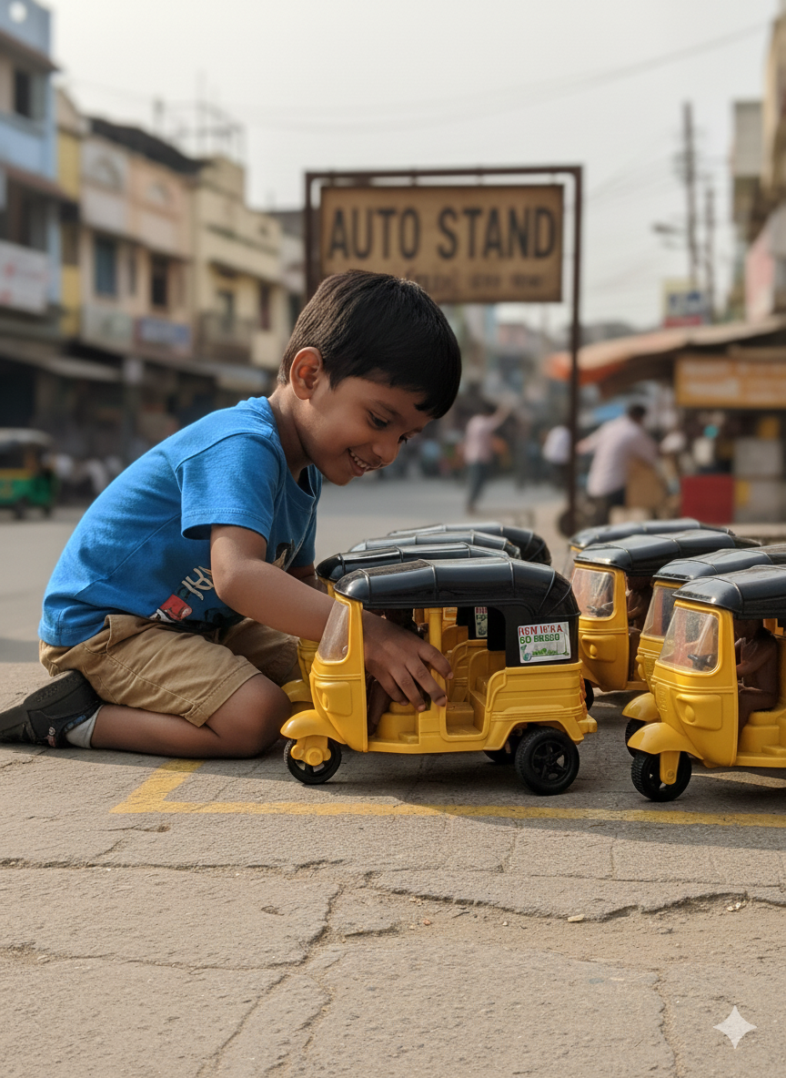 Durable Pull Back Toy Auto