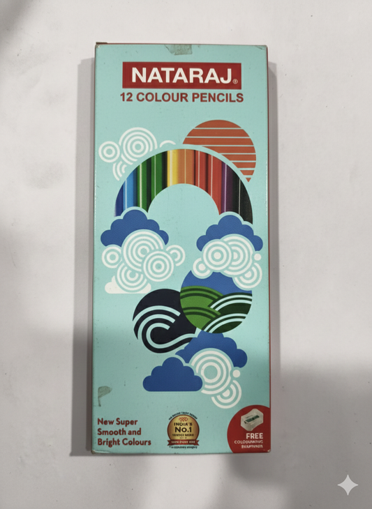 Nataraj 12 Colour Pencils Set for Kids