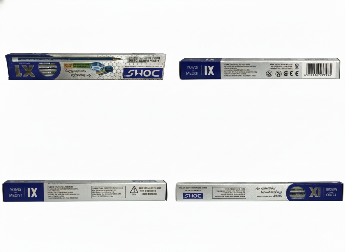 DOMS X1 X-TRA Super Dark HB/2 Graphite Pencils – Pack of 10 |