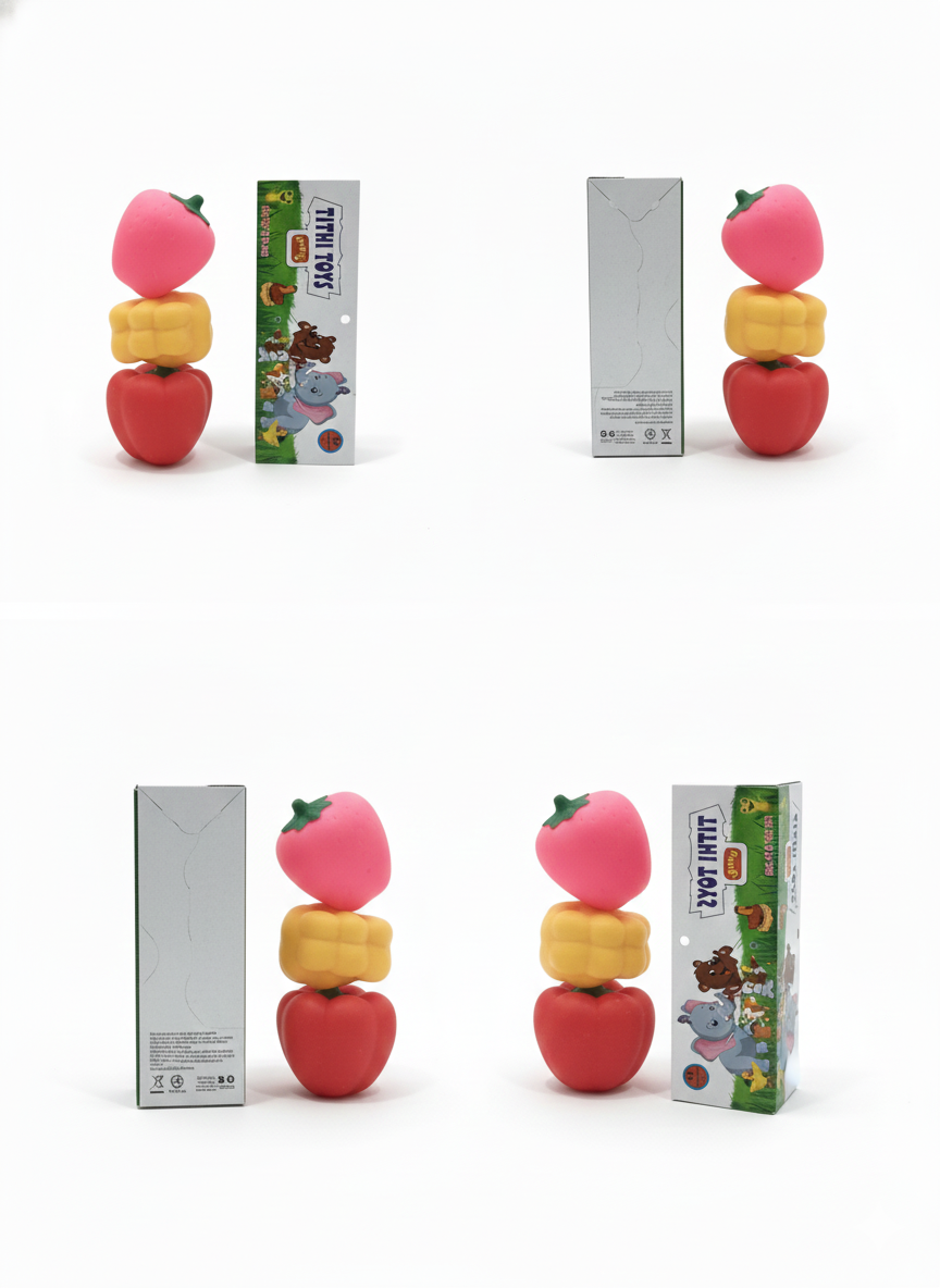 Chu Chu Baby Toy Soft Squeaky Fruit Set