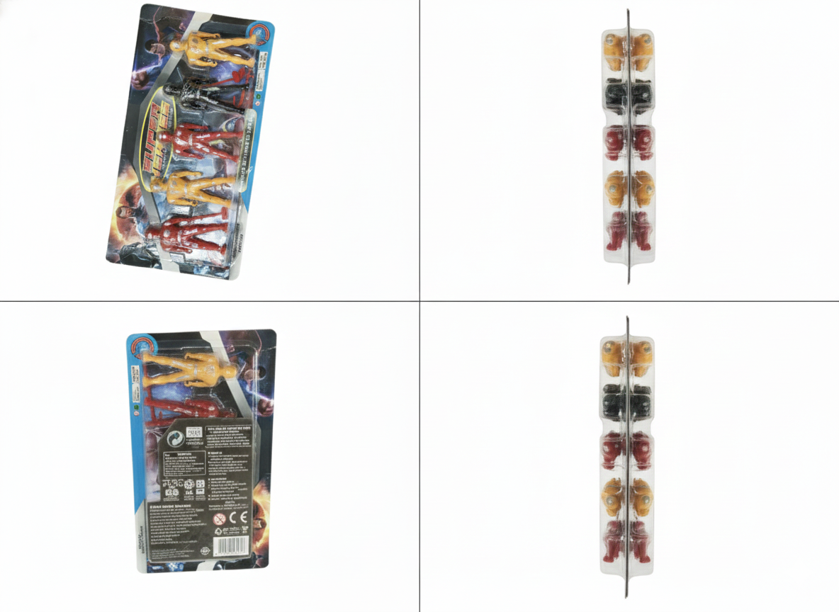 Super Hero Action Figures Set for Kids – 5 Pcs Avengers Style Toys with Accessories