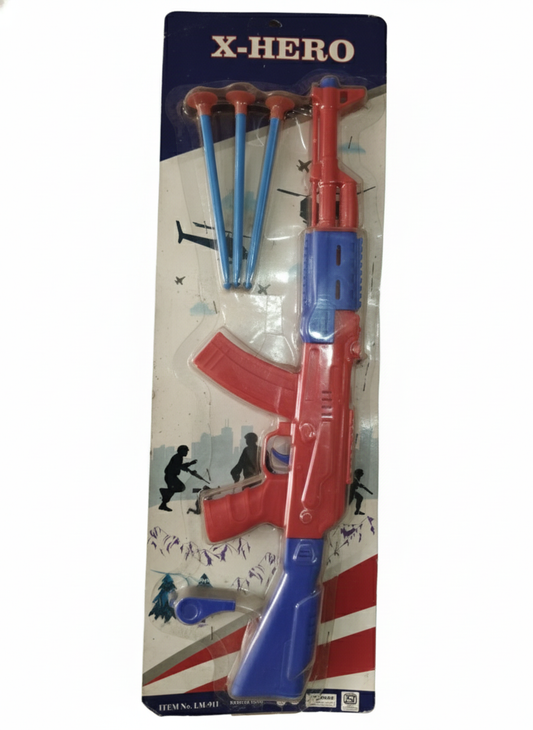 Kids Toy Gun with Suction Darts Set – Safe Soft Bullet Blaster for Boys & Girls