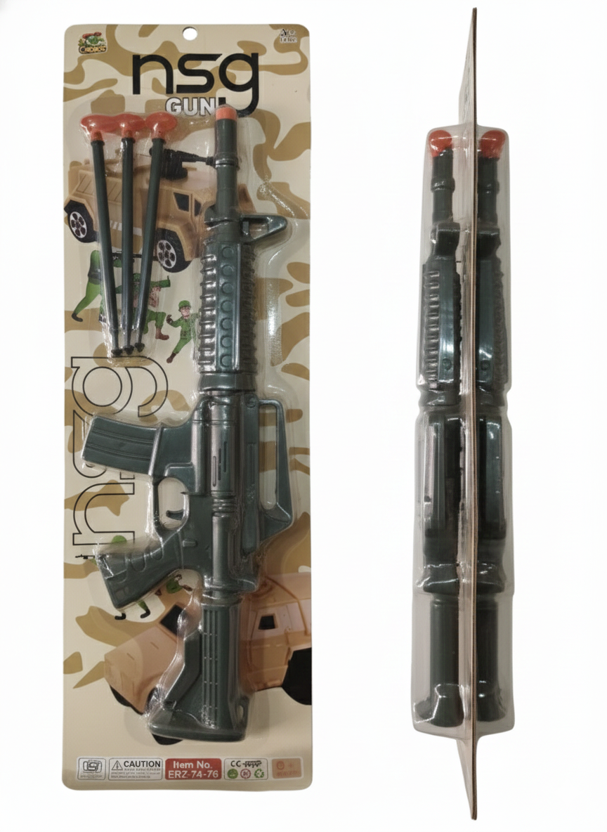Indoor Outdoor Shooting Game Toy for Kids (Multicolor)