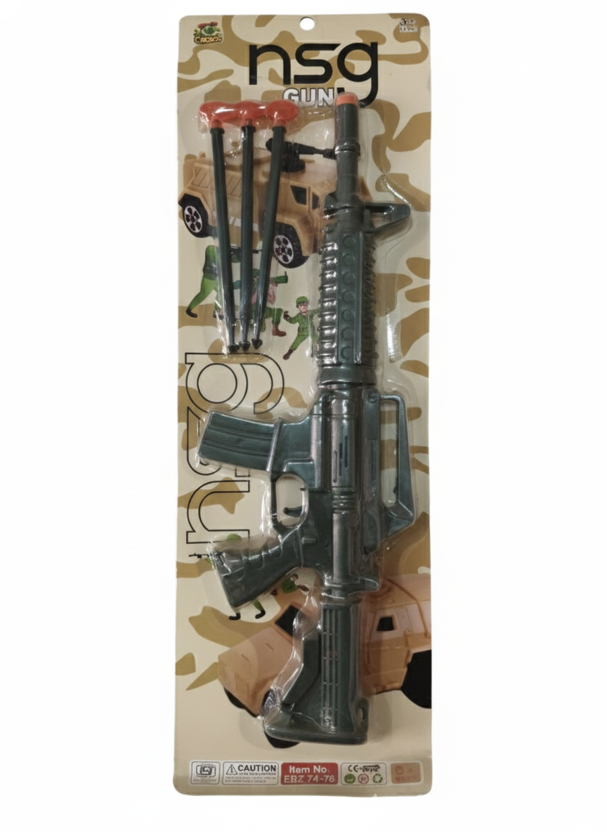 Indoor Outdoor Shooting Game Toy for Kids (Multicolor)