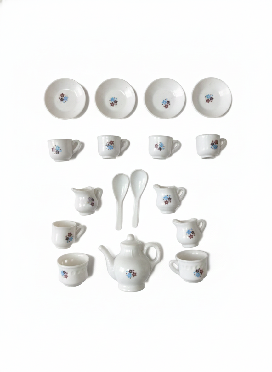 Pretend Play Coffee Set for Girls & Boys – Mini Kitchen Tea Party Set for Kids Age 3+