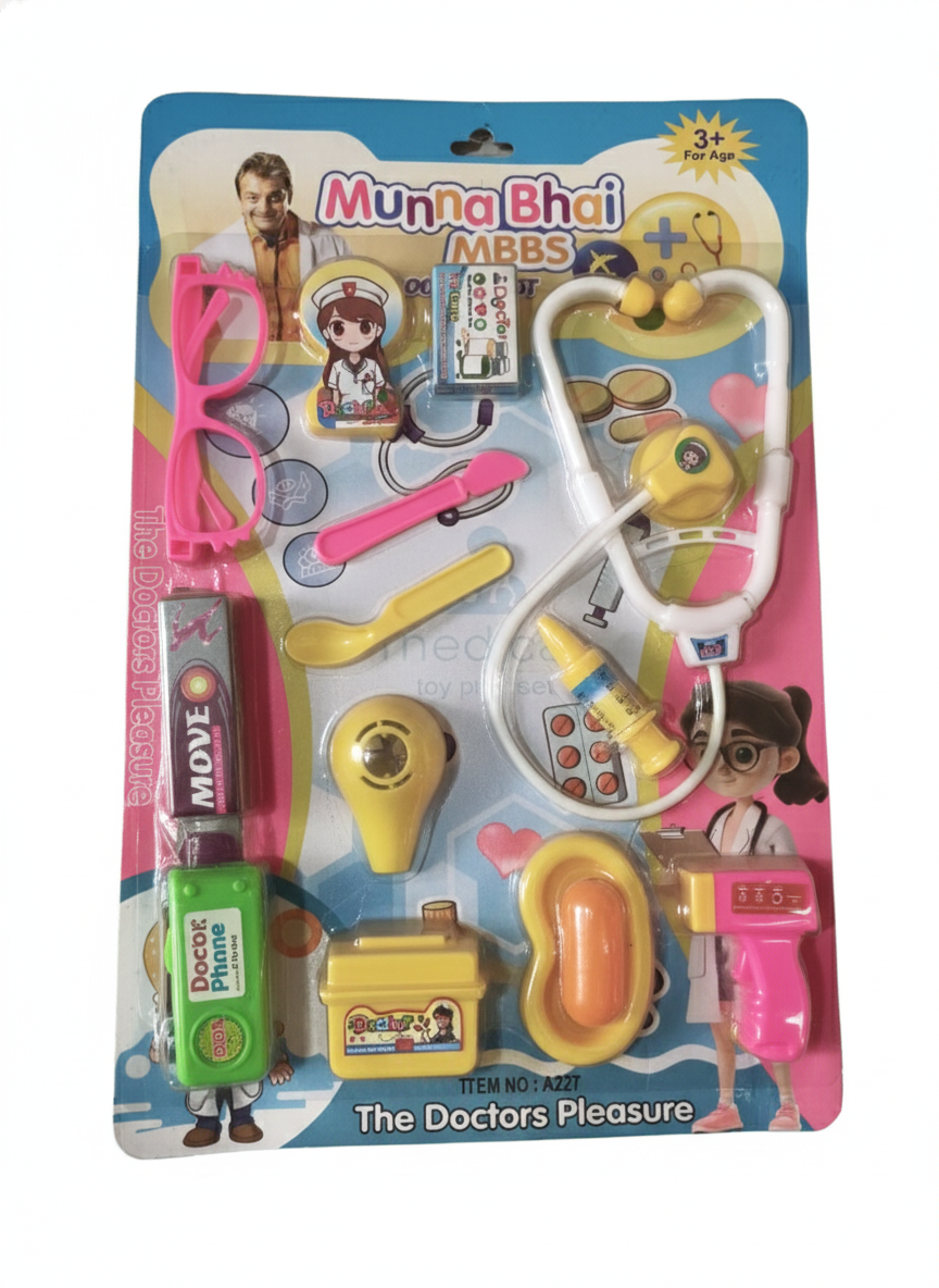 ids Doctor Play Set Toy with Stethoscope, Syringe & Medical Accessories