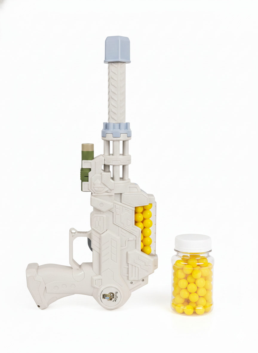 oy Gun with Refillable Bottle, Outdoor Shooting Game Toy