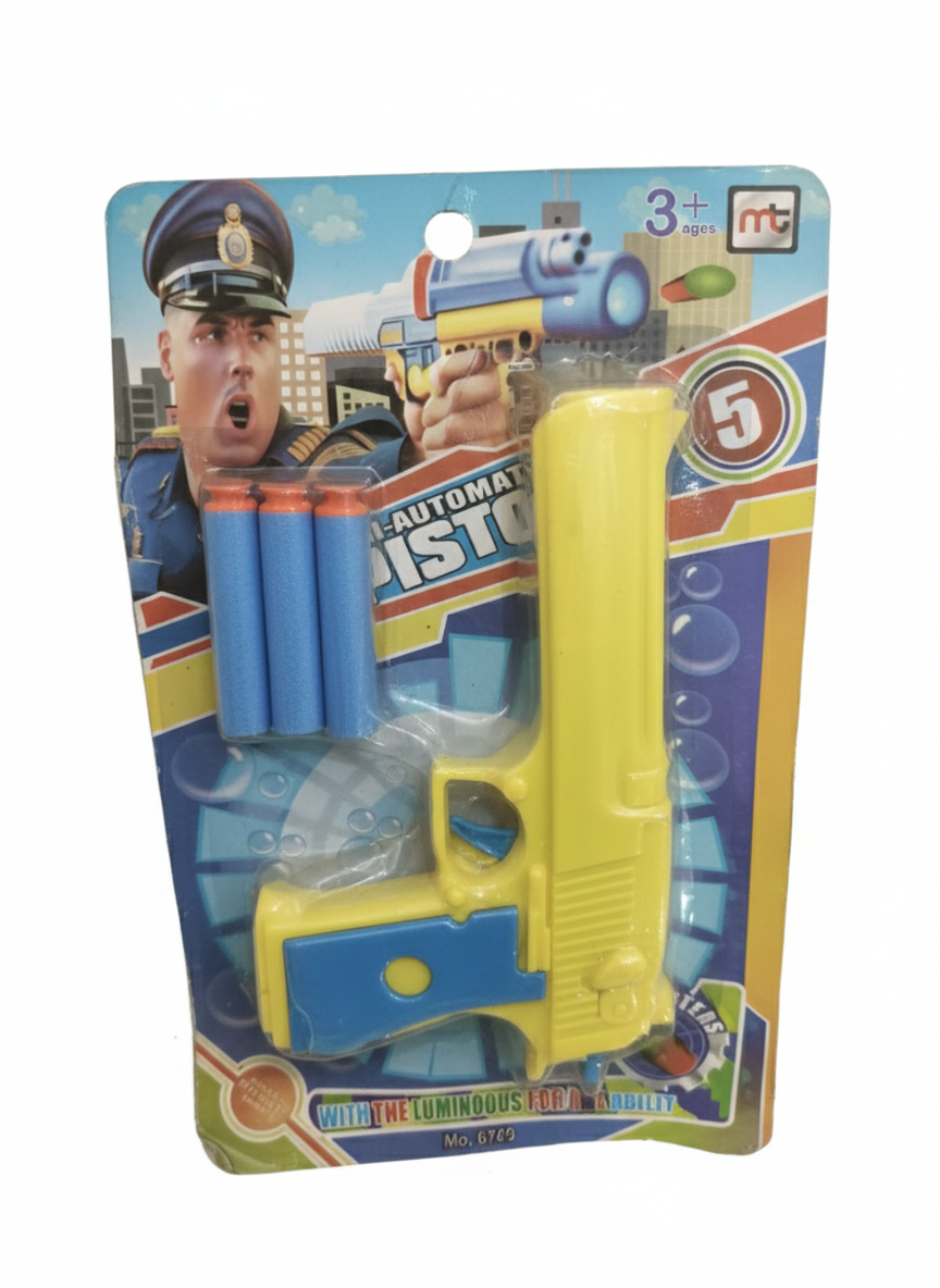 Outdoor Indoor Play Toy Gun for Boys & Girls (Multicolor)