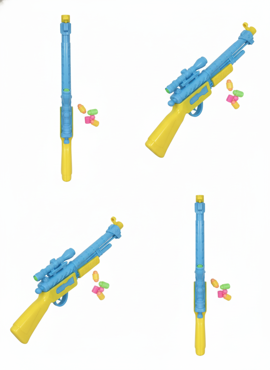 Kids Foam Dart Blaster Toy Gun with Soft Bullets