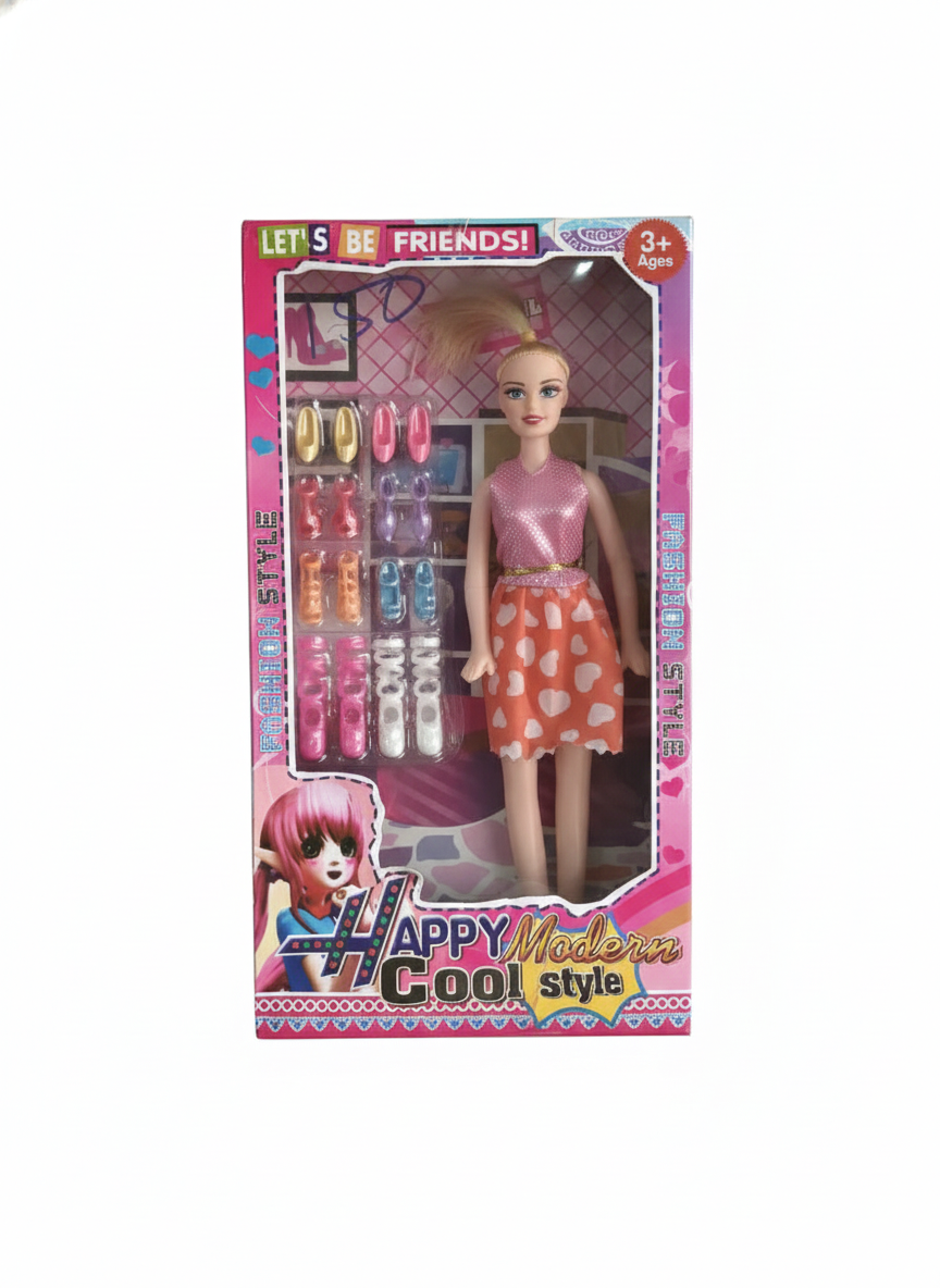 Dress-Up Princess Doll Toy with Stylish Outfit – Pretend Play Toy for Kids Age 3+