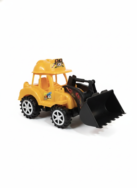JCB Digger Toy for Kids, Construction Vehicle Front Loader Toy with Movable Bucket