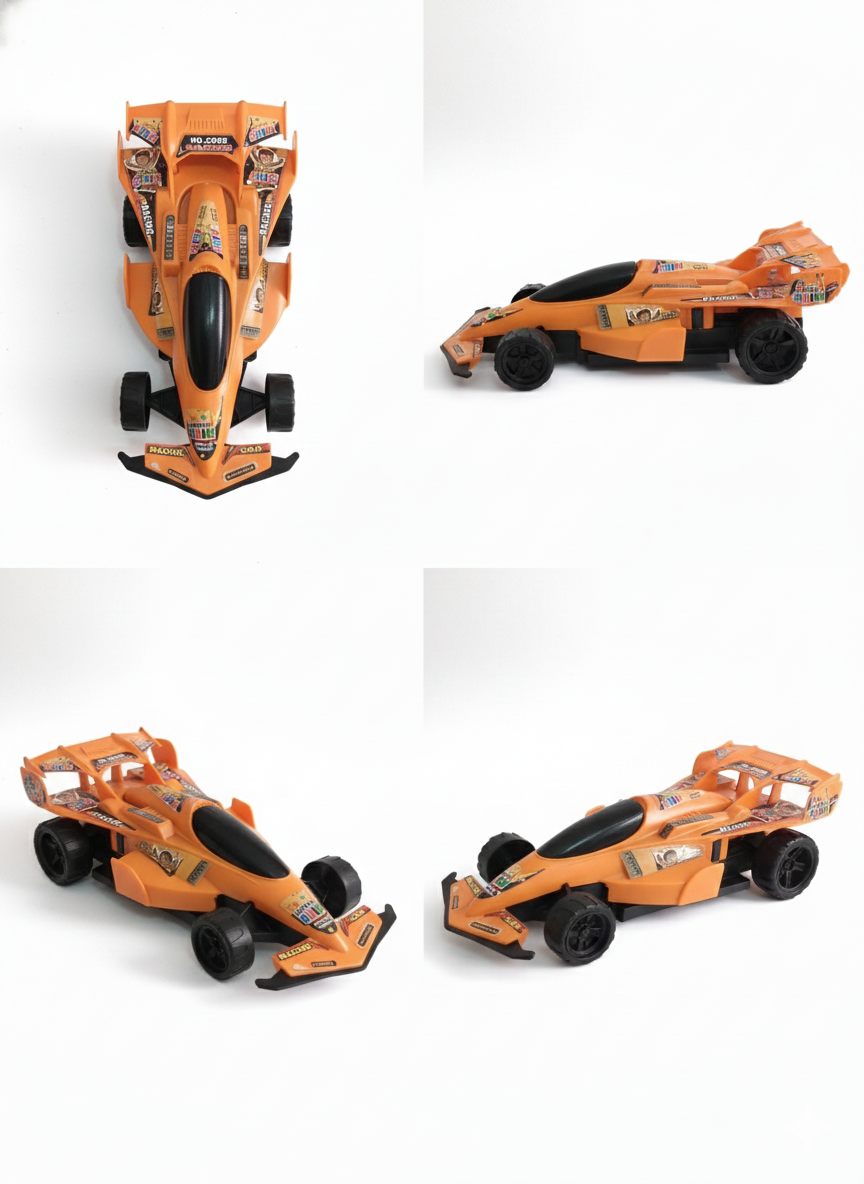 Durable Plastic Sports Car Toy for Boys & Girls, No Battery Required Toy Vehicle